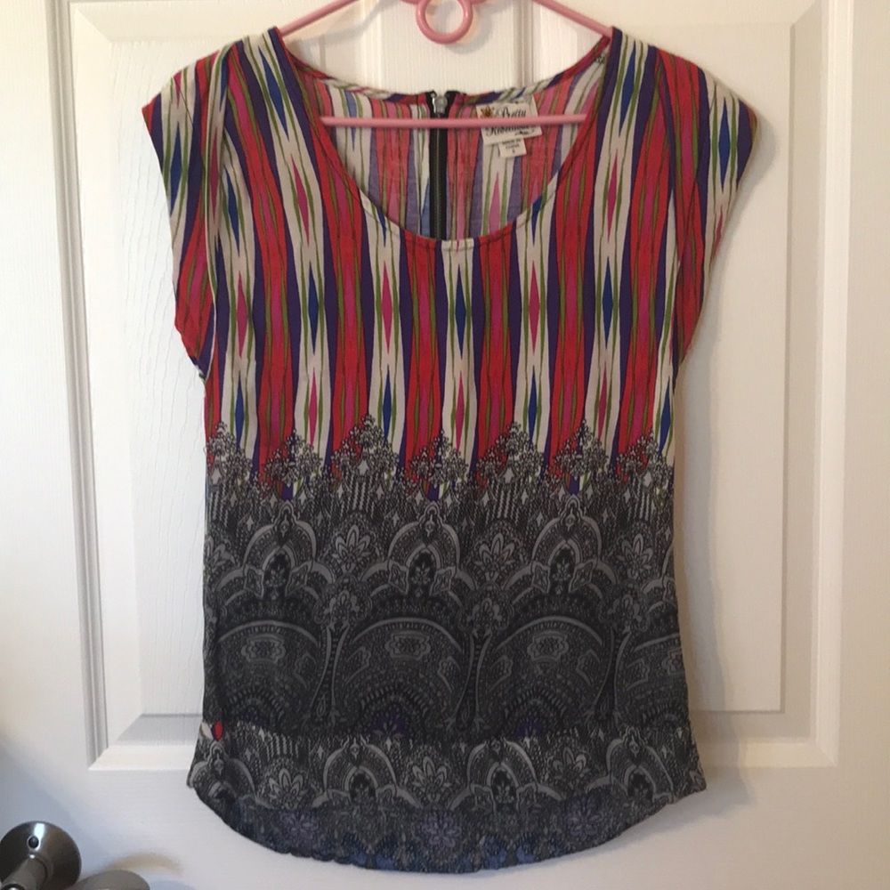 Pretty Rebellious graphic top